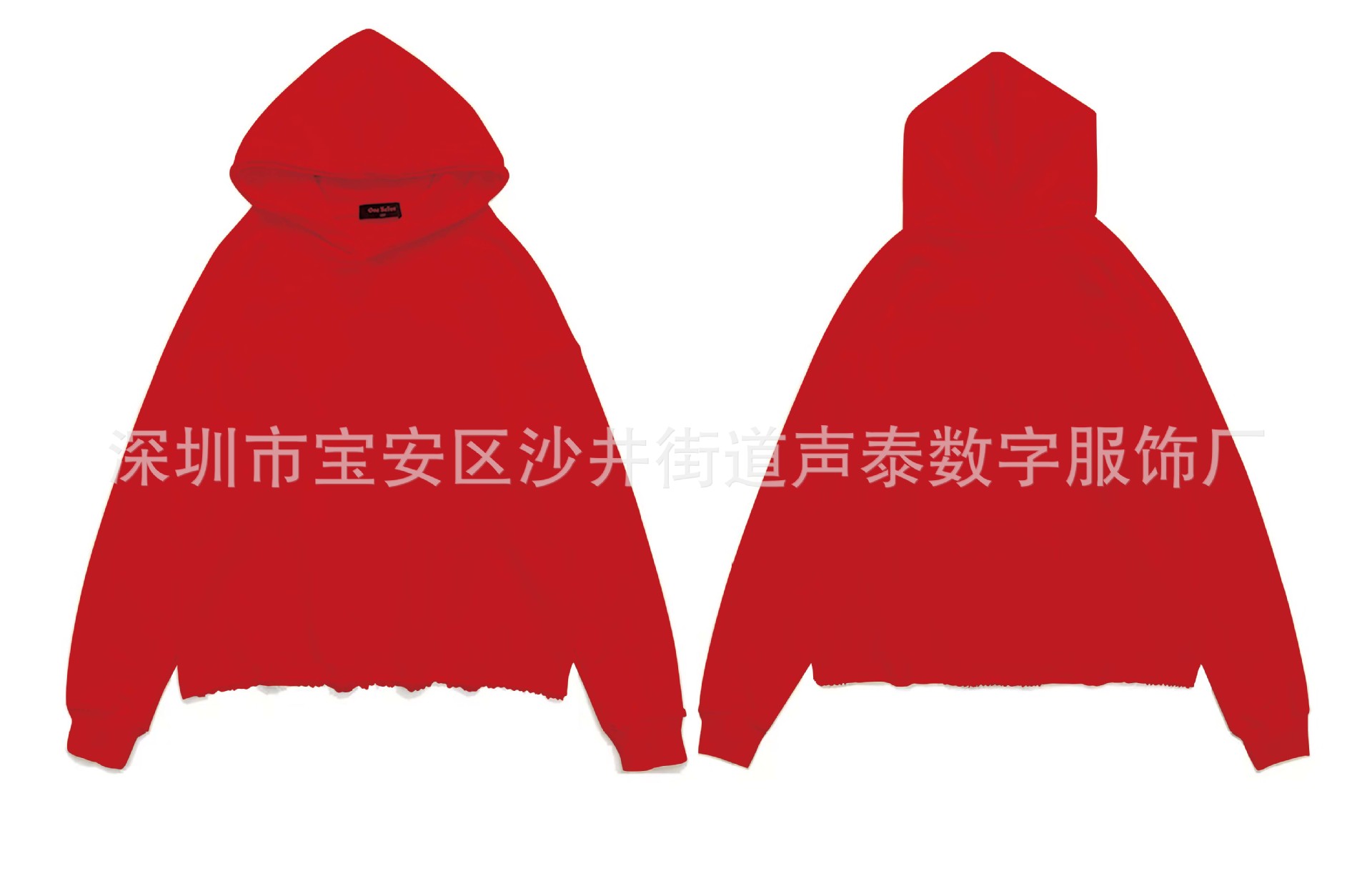 Sudadera con capucha para hombre de algodón puro de alta densidad, diseño personalizado con tu propia imagen, sudadera casual estilo BF de marca europea y americana sin dobladillo.