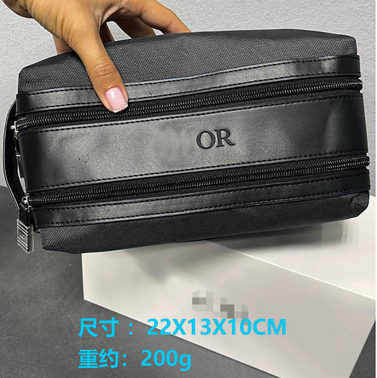 新しい化粧品バッグ、国内向けピンクのスペースコットン、超柔らかさ、ポータブル、高級ハンドバッグ、化粧品収納バッグ