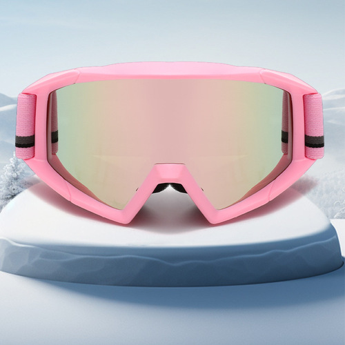 Cross-border new style real film reinforced anti-fog mountaineering ski goggles with mirror box outdoor snow windproof goggles BL3058
