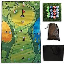 跨境The Casual Golf Game Set高尔夫游戏套装高尔夫击球垫游戏垫