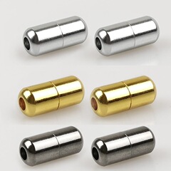 Manufacturer's new multi-color lazy capsule shoelace buckle, large metal capsule buckle-free shoelace head accessories can be ordered