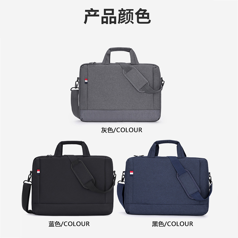 Bolsa de computadora portátil de 15.6 pulgadas, logotipo de 14 pulgadas, bolso de computadora portátil, bolso de revestimiento, bolso de tela Oxford impermeable
