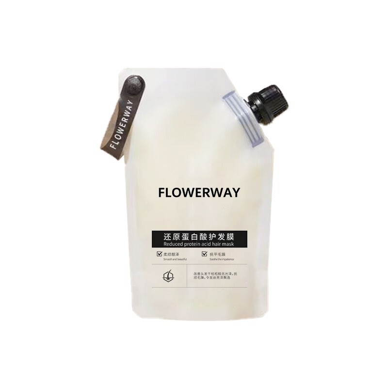 FLOWERWAY还原蛋白酸发膜滋养柔顺烫染防毛躁干枯修护亮泽护发素|undefined