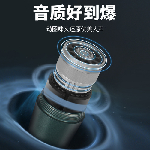 Professional Dynamic Wired Microphone, Sound Card Live Streaming KTV Home Audio Amplifier Outdoor Karaoke Stage Performance Recording Microphone