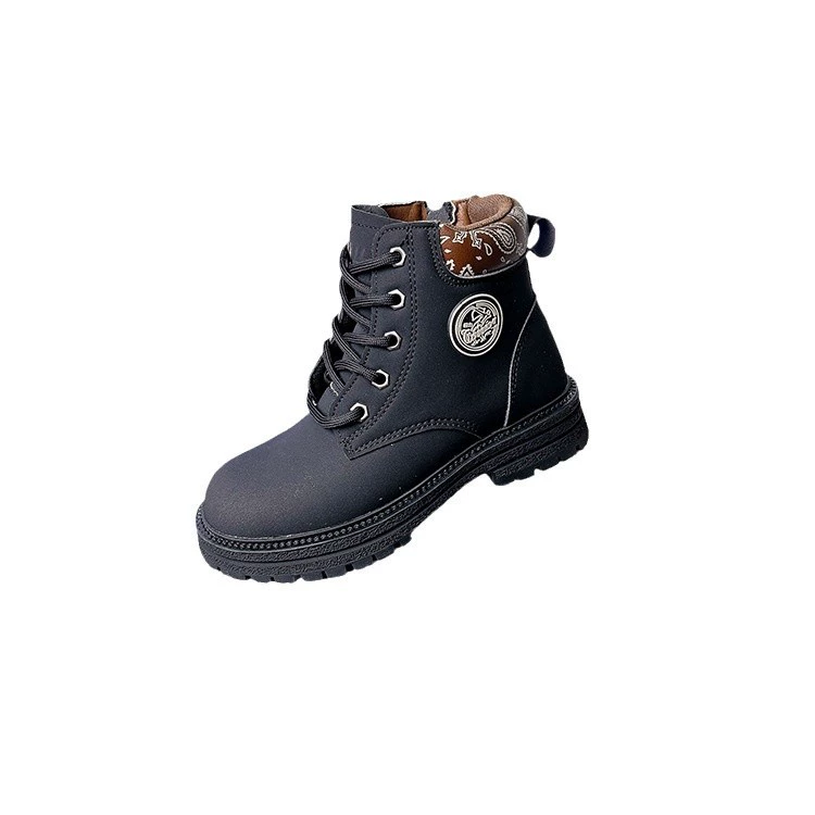 Ботинки‑анчор (Martens) детские унисекс, шнуровка, прочная подошва, лёгкие