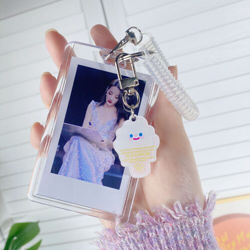 Transparent and simple style bus card holder student ID card holder employee ID card student card holder