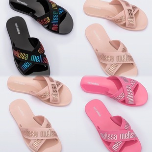 ����MelissaŮ��Ьһ����2025�¿��ļ�����Ь��Ьƽ�׷�ˮɳ��Ь