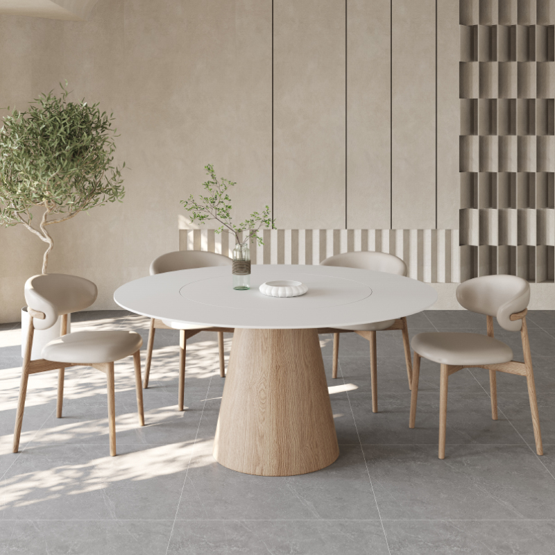 Transfronterizo amazonas crema silla de comedor silla de mesa de comedor moderna simple respaldada silla casera silla de charla silla de madera maciza image 5
