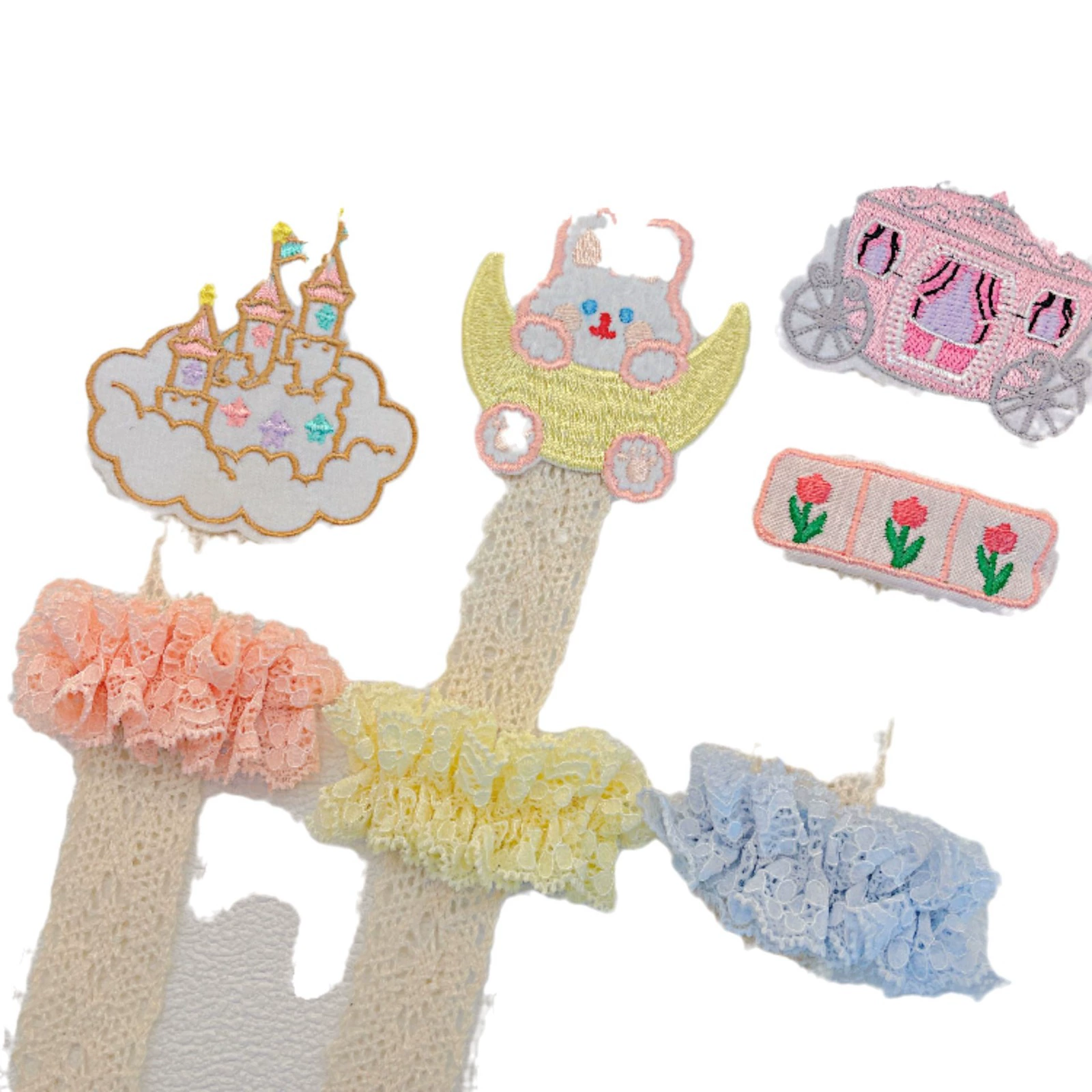 Children's hairgrip, storage system, castle, wall hair accessory, decorations