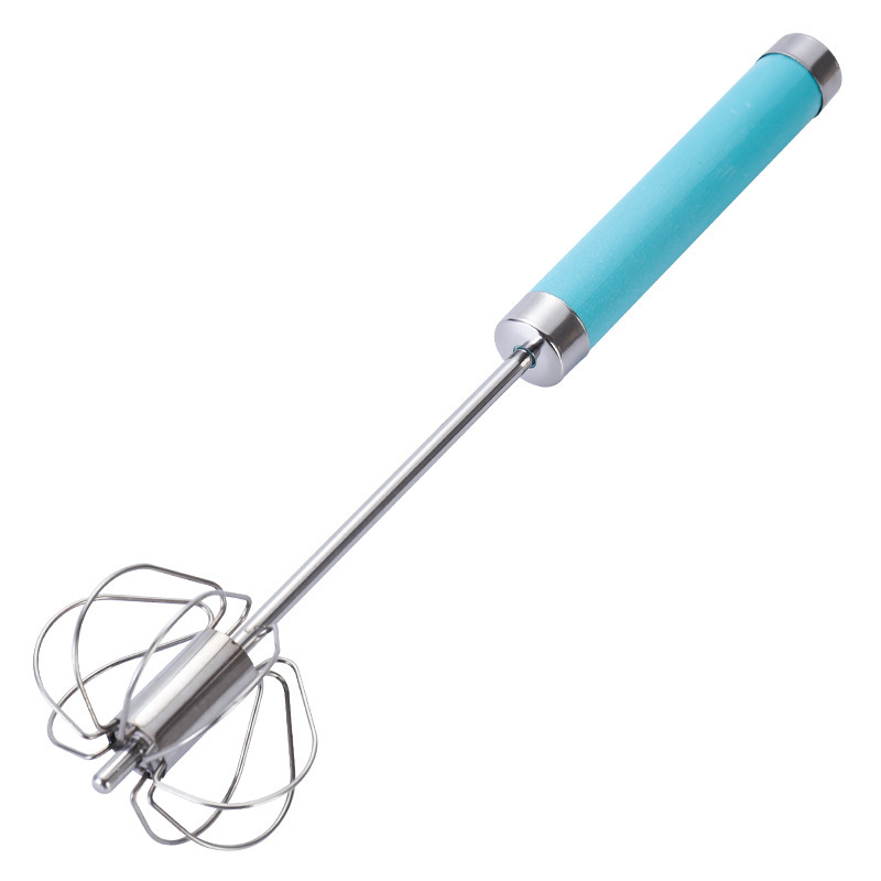 Stainless Steel Semi-Automatic Beater Manual Household Handheld Cream Whisk Kitchen Egg Mixer_voghion.com