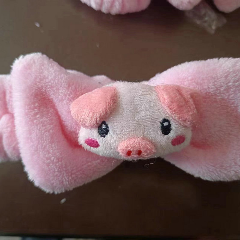 Nuevo estilo coreano Internet celebridad de dibujos animados lindo animal banda simple y conveniente cara máscara pelo banda fábrica suministro