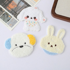 かわいい動物の漫画刺繍タオル刺繍パッチ DIYバッグ刺繍ラベル ベビー・子供服アクセサリー アイロン接着卸売