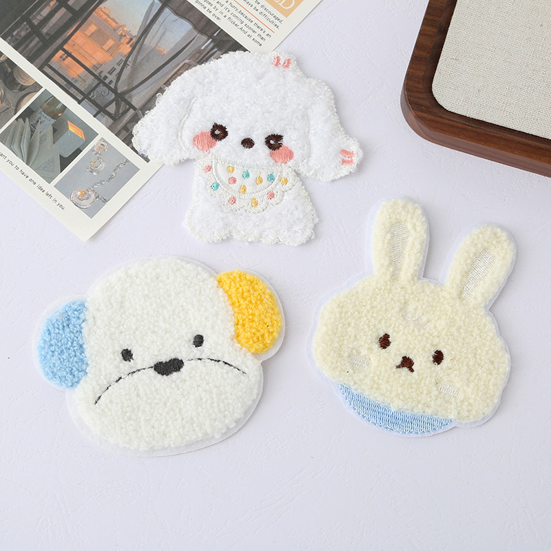 かわいい動物の漫画刺繍タオル刺繍パッチ DIYバッグ刺繍ラベル ベビー・子供服アクセサリー アイロン接着卸売|undefined