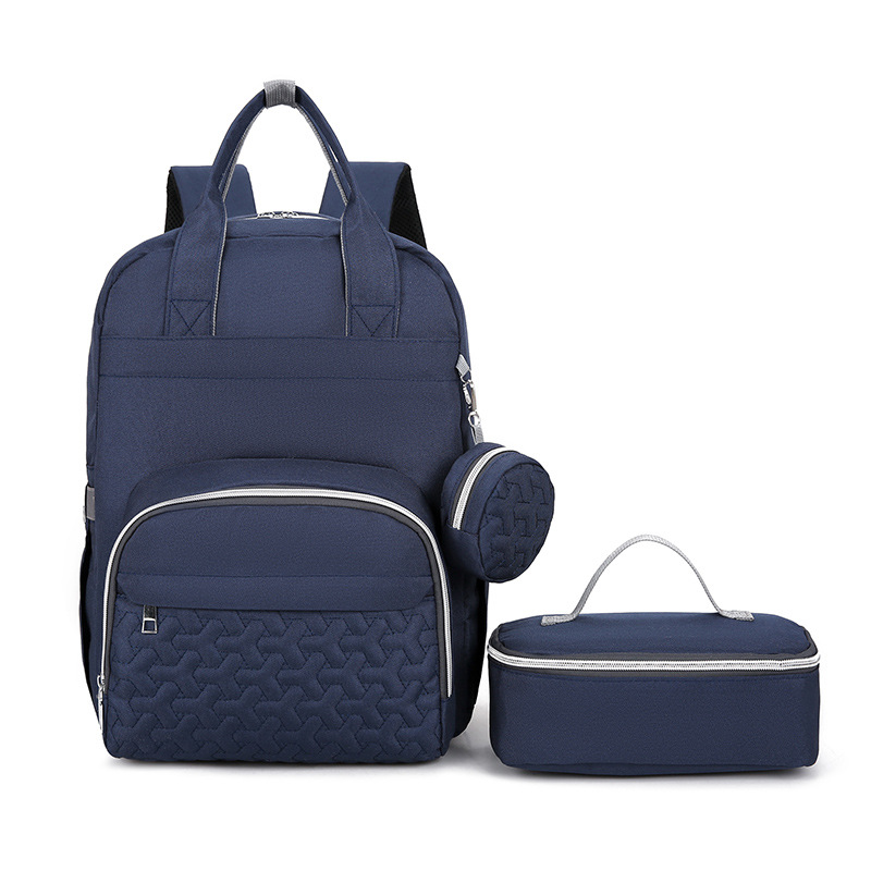 Nuevo tipo transfronterizo de gran capacidad multifuncional bolsa portátil para mamás, bolsa de parto, mochila de hombro para mamás y bebés, almohadilla de orina