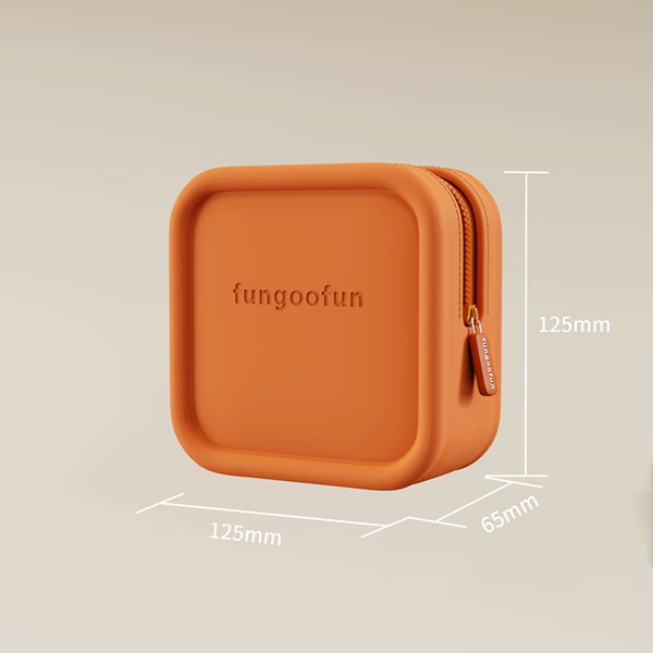 Orange square sugar