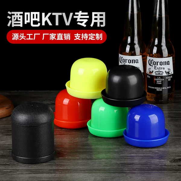 Large Dice Cup Set with Base, Plastic Dice Cup for Bar Ktv, Hand-Shaken Dice Cup with Printed Logo