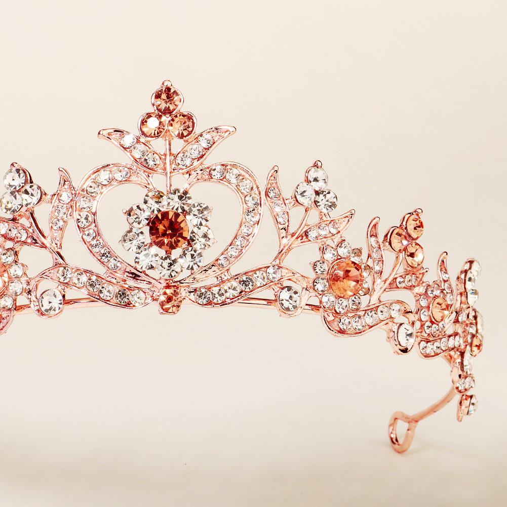 Retro Baroque Crown Bridal Headdress Wholesale Nihaojewelry display picture 8