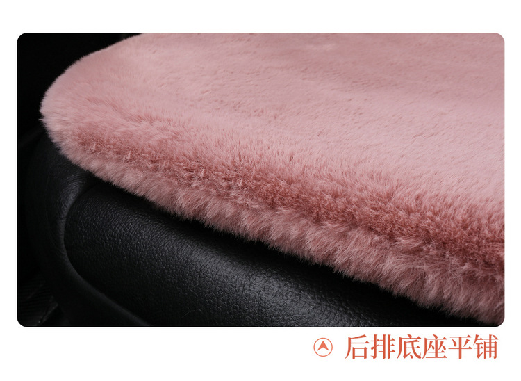 [Amazon AliExpress TEMU] Autumn and winter thick plush cartoon cushion plush warm universal three-piece set