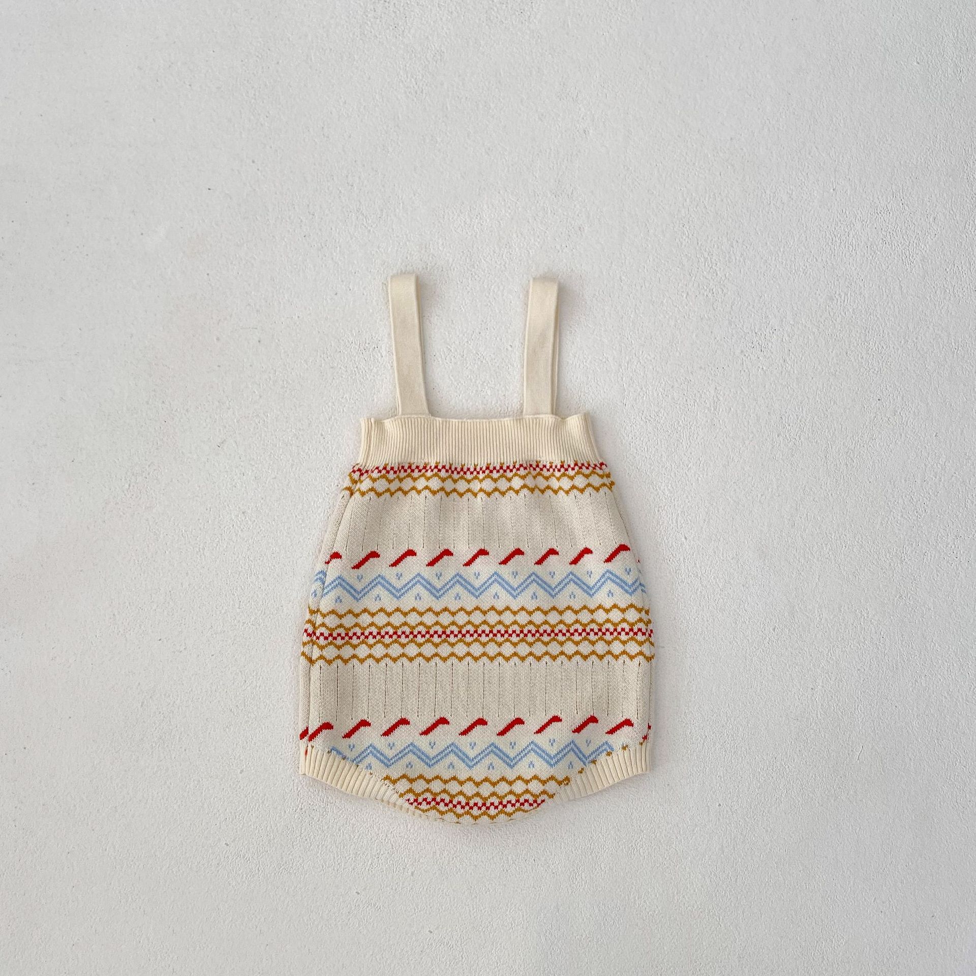 2024 őszi új unisex jacquard kötött szett fiúknak, lányoknak, babáknak, hosszú ujjú kardigán és khaki színben külön-külön_voghion.com