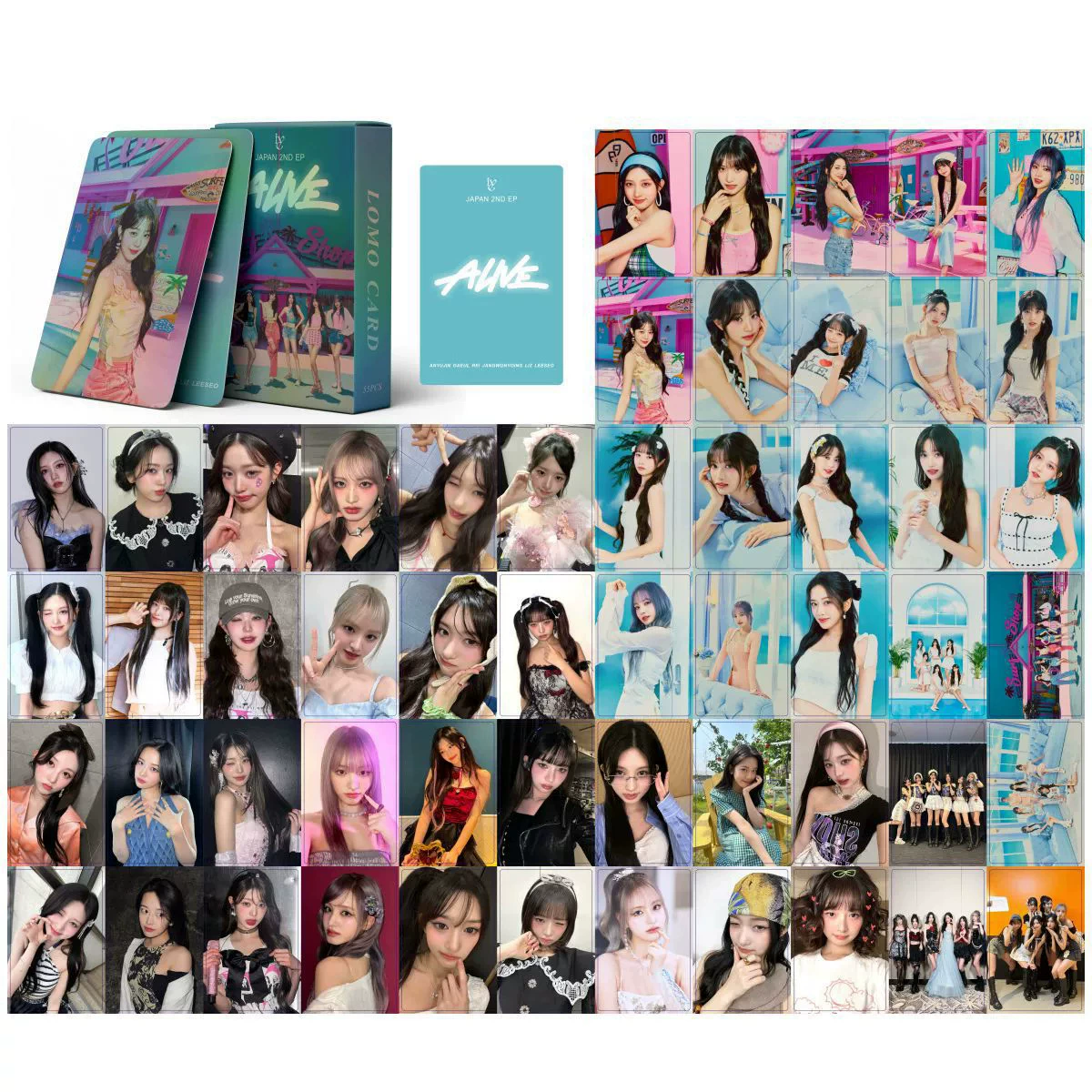 Ive Integration Link 54 коробки карты IVE маленькая карточка Чжан Юаньин collection Card REI фото карта альбом периферийные устройства