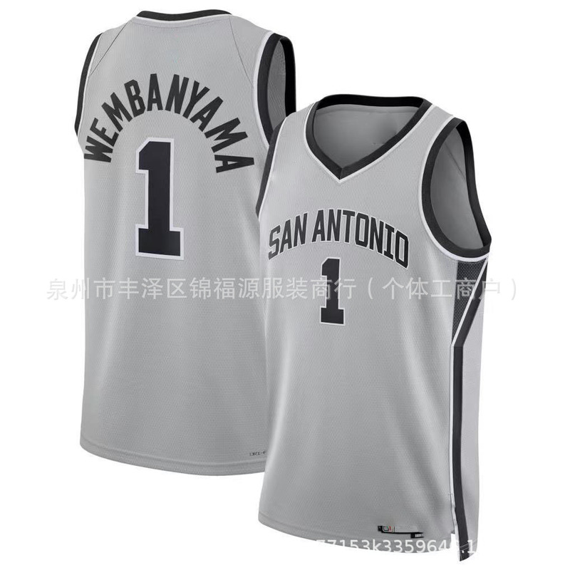 Spurs 26Th Season New Valenciama Fox Castle Harper Sohan Jersey Johnson Basketball Uniform