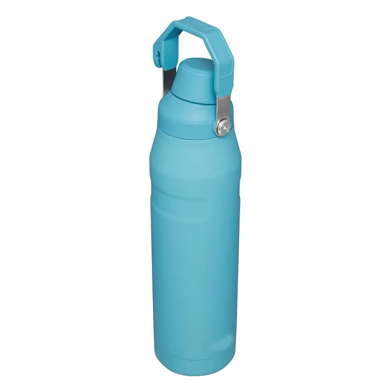 Explosión transfronteriza taza de buey de hielo al aire libre de alta capacidad de agua deportiva 304 taza de acero inoxidable de mano taza de automóvil no