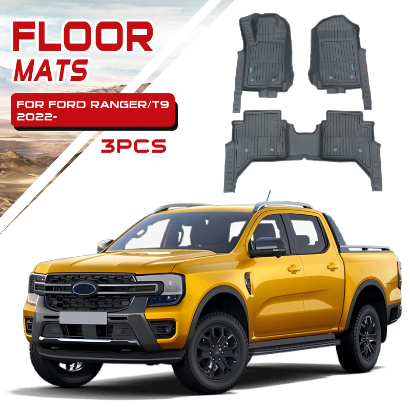 TXR Adecuado para Ford Ranger, alfombrillas, alfombrillas, alfombrillas, Ford Ranger Tpe Floor Mats