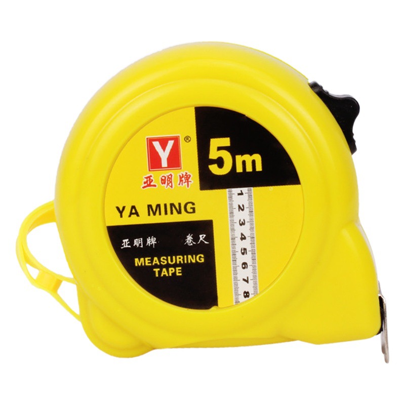 Fábrica al por mayor herramienta de medición de construcción cinta de Caracol 5 M caja gobernante ingeniería bobina de acero cinta publicitaria de agua en stock