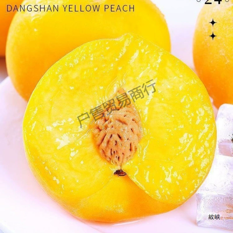 Даншаньский желтый персик 5kg свежих фруктов, сезонный волосатый персик, целая коробка, сезонный желтый мясистый большой персик для беременных, бесплатная доставка