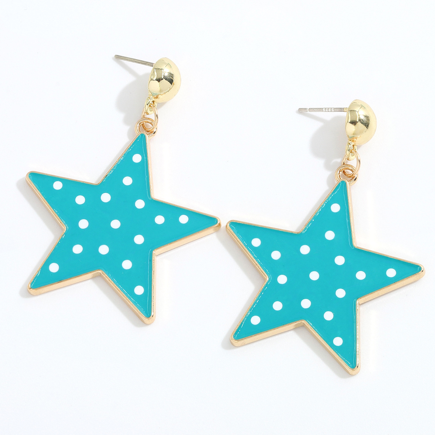 Fashion Five-pointed Star Pendant Earring display picture 13