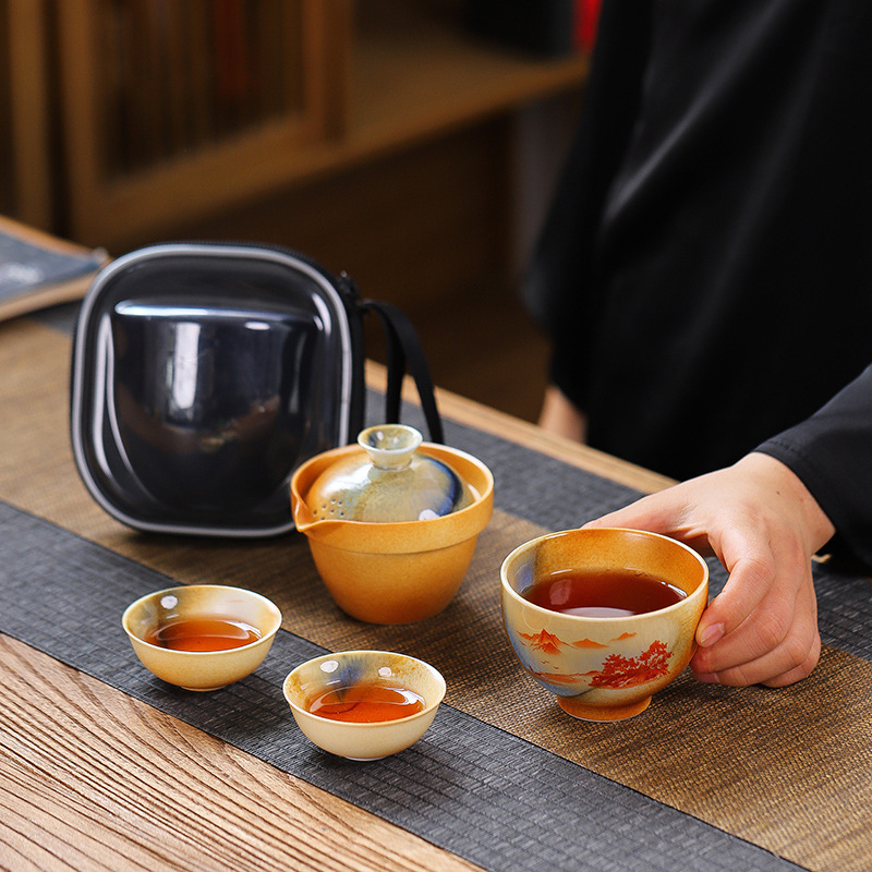 Creative tea set for traveling