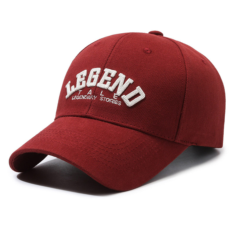 Baseball Cap For Men Embroidered Versatile Curved Brim Design_voghion.com