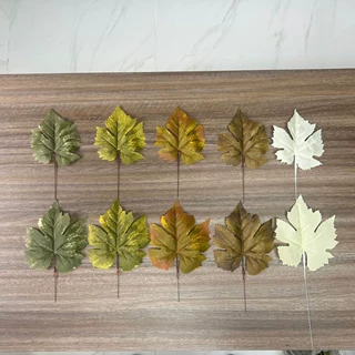 仿真插铁线大小提子叶匍萄叶秋季装饰植物配件源头厂家直销