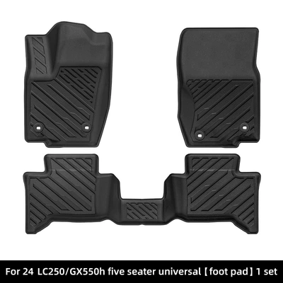 Suitable for 24 Lexus Gx550H/Prado Car Floor Mats, Fully Environmentally Friendly Tpe Floor Mats and Trunk Mats (Modelə uyğun ayaqaltı) - 24-models-of-prado-lc250lexus-gx550h-single-layer-floor-mats-five-seaterf-model-w250015554