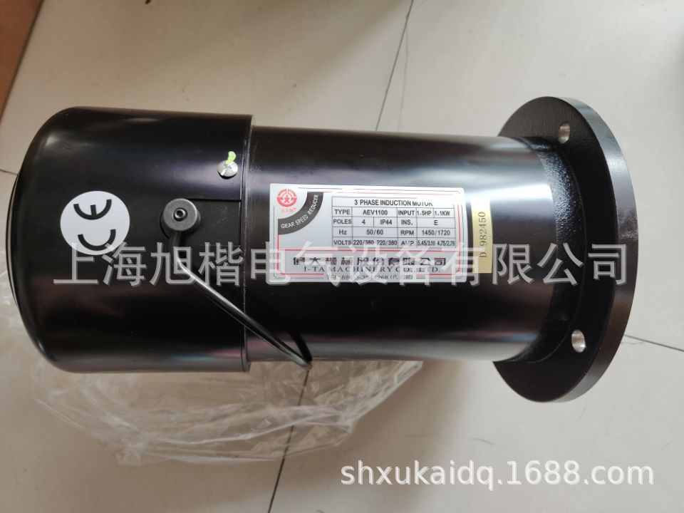 亿大电机億大齿轮减速机億大刀库电机1.5HP 4POLES 220/380V