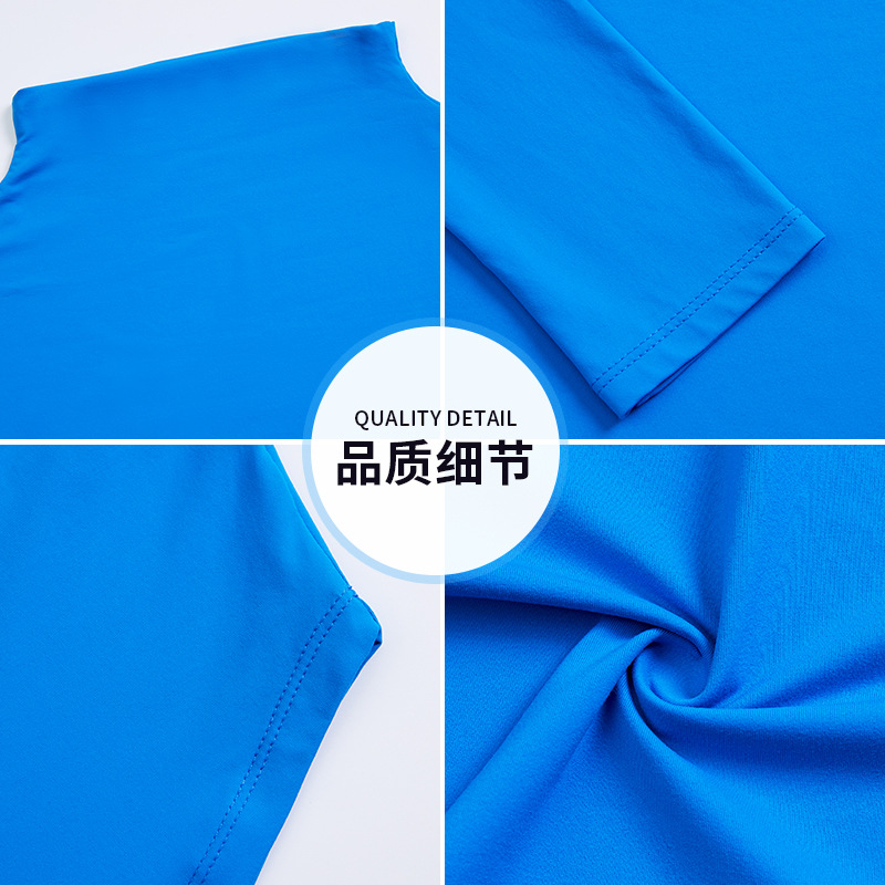 Otoño y invierno nueva camiseta deportiva de cuello medio alto camiseta de mujer delgada ropa de yoga de manga larga secado rápido ropa de ejercicio para correr