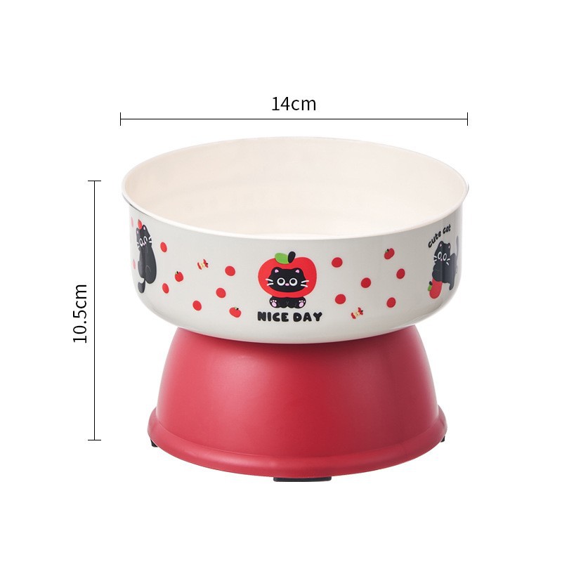 Cuenco para gatos Cuenco para mascotas personalizado Cuello para gatos Cuello para perros Cuenco de acero inoxidable de gran capacidad Cuenco para gatos anti-volcado al por mayor