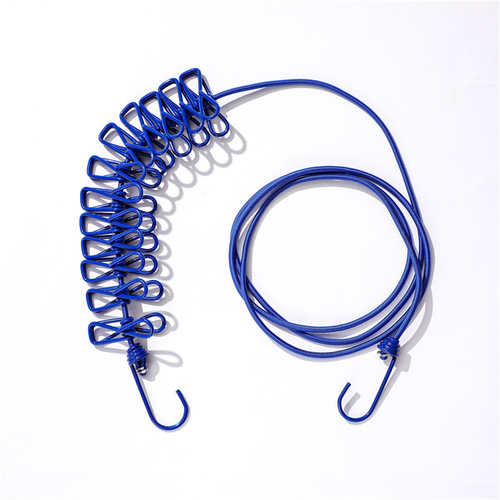 Colorful travel portable clothesline and quilt rope for home balcony clothespins underwear clips Amazon dropshipping