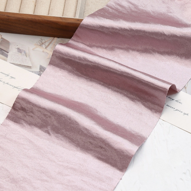 Coreano de alta calidad crema perlada satén anillo de cabello intestino grueso DIY material de tela accesorios de cabello hechos a mano