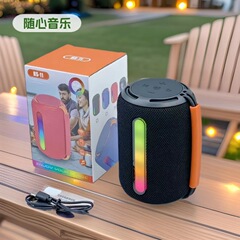 跨境爆款BS11蓝牙音箱户外手提低音炮便携式迷你插卡布艺小音响