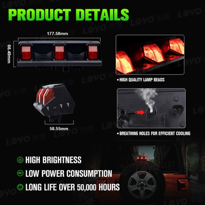 Light Warning Light Jeep Spare – Brake light