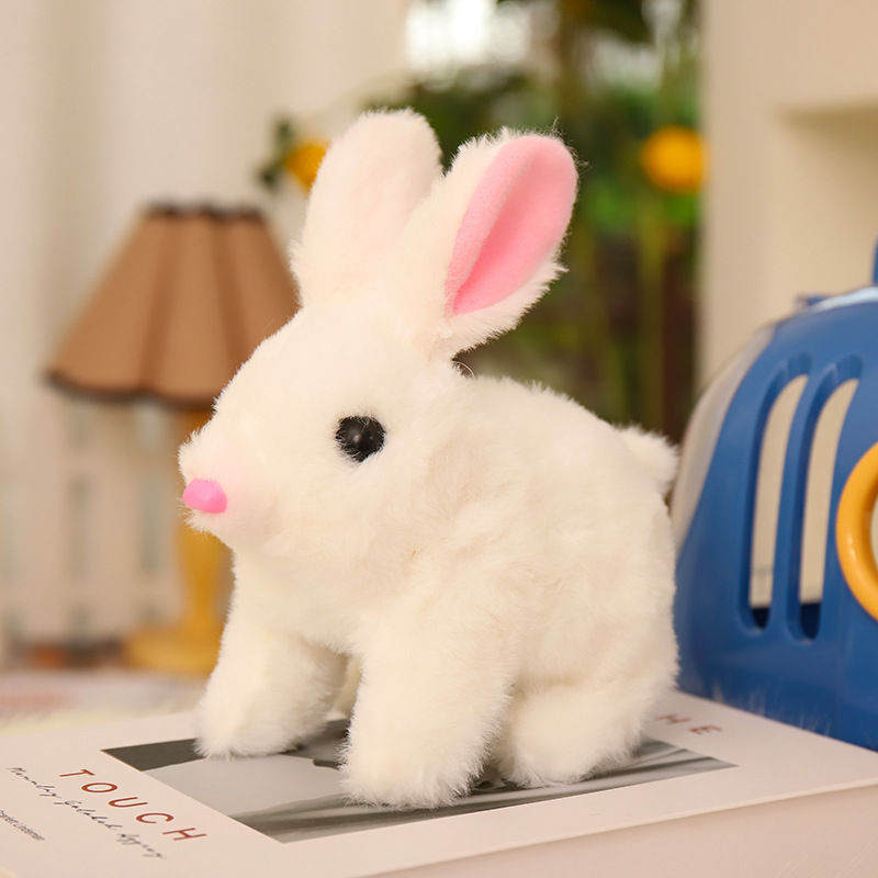 Perro eléctrico perro robot de simulación de felpa 1-3 cachorro de tierra gatito puesto juguetes para niños puesto electrónico de mascotas al por mayor