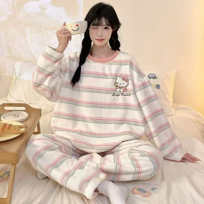 (신상) 파스텔 그린 스트라이프 KT 고양이