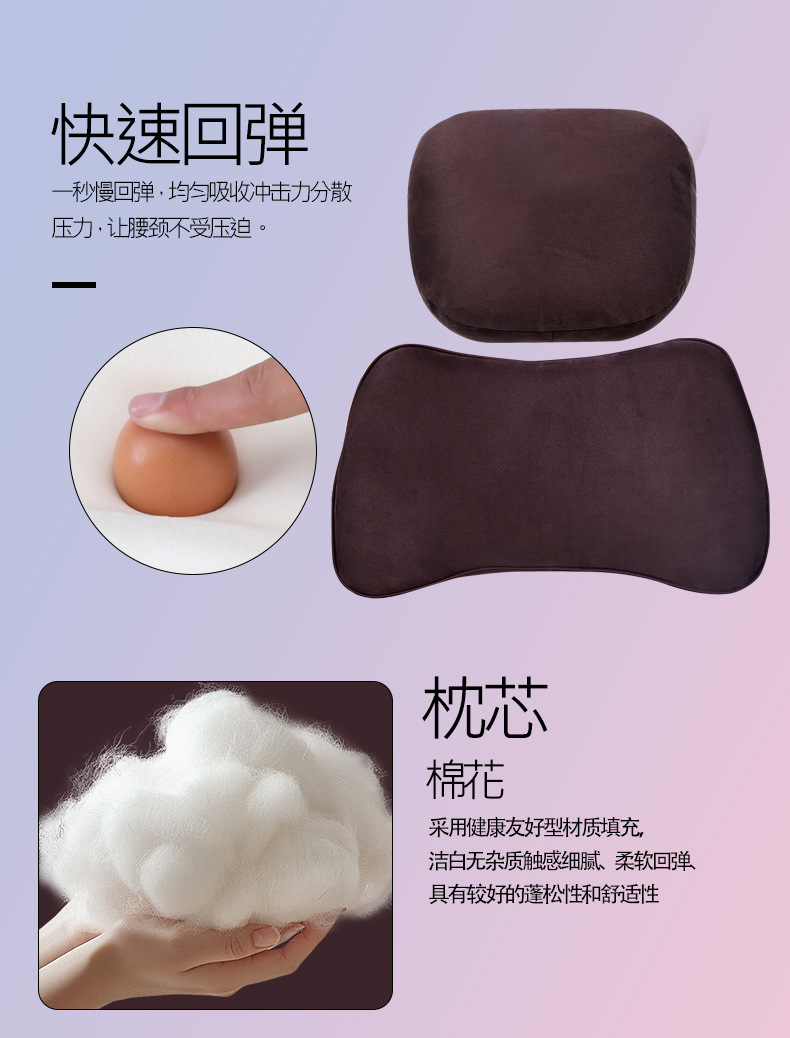 Suitable for Nio Et5T Ec6 Es6 Suede Headrest Lumbar Seat Back Cushion Neck Pillow Car Interior Accessories