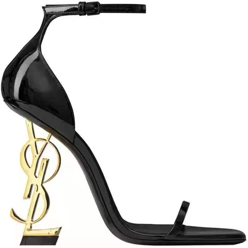 Alphabet High-heeled Shoes Cyber-red One-word Strap Sexy Alphabet Special-Shaped Heel Super High-heeled Fashionable Thin-heeled Square-toe Sandals for Women Alphabet High-heeled Shoes Cyber-red One-word Strap Sexy Alphabet Special-Shaped Heel Super High-heeled Fashionable Thin-heeled Square-toe Sandals for Women