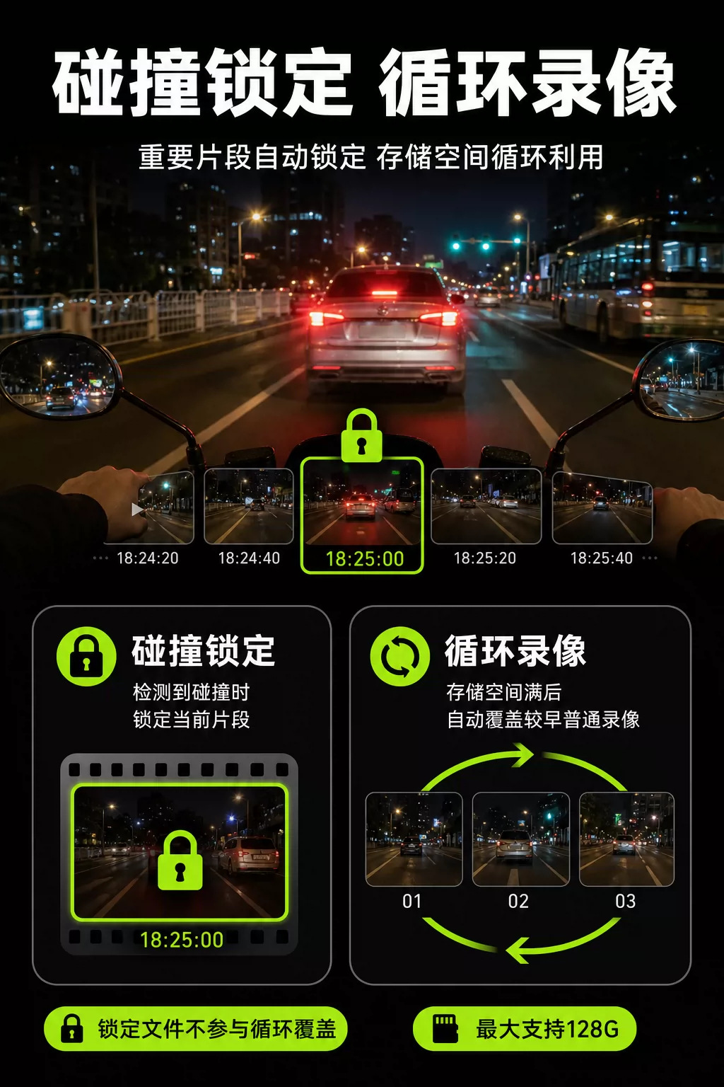 Cross-border 4K Ultra-clear Riding Recorder for Motorcycles and Electric Vehicles, Outdoor Riding Sports Camera, Waterproof with Voice Control