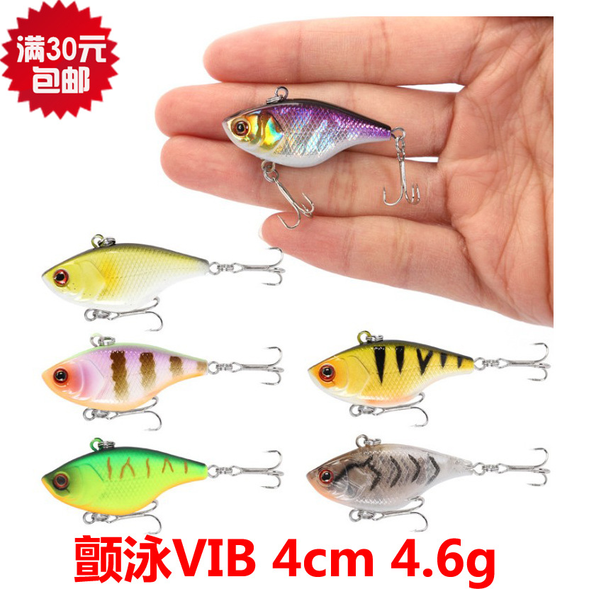 2 Pcs Sinking Lipless Crankbait Lures 65mm 11g Hard Baits Bass Pike Crappie Fresh Water Fishing Lure