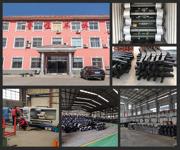 Manufacturer Wholesale Trailer Axle Heavy-Duty Trailer Rear Axle Export 13t Built-In Axle Factory Direct Sale American-Style Axle