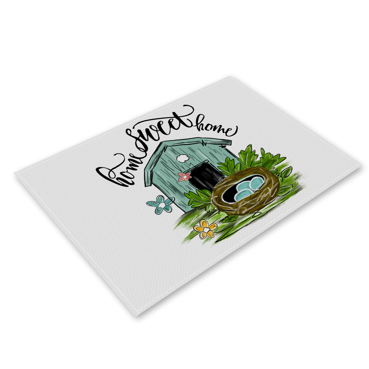 Amazon nuevo conejo mantel europeo y americano mantel de tela de Pascua decoración occidental mantel de lino resistente a las manchas al por mayor