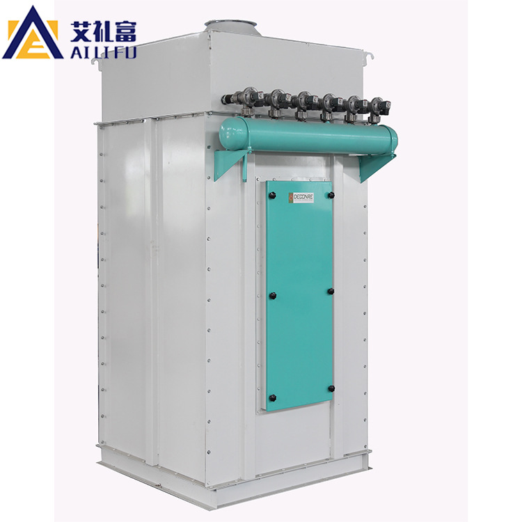 方形脉冲布袋除尘器 工业除尘设备 饲料厂除尘设备管道防静电